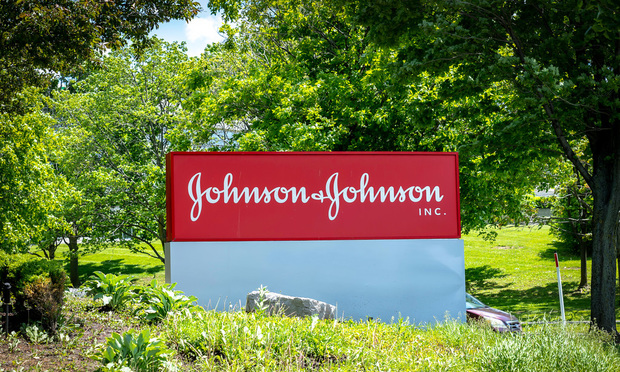 Markham, Ontario, Canada - June 14, 2019: Sign of Johnson & Johnson Inc. Canada in Markham. Johnson & Johnson Inc. is an American medical devices, pharmaceutical and packaged goods company