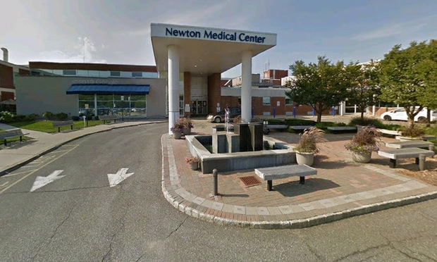 Newton Medical Center in Newton, New Jersey. Credit: Google