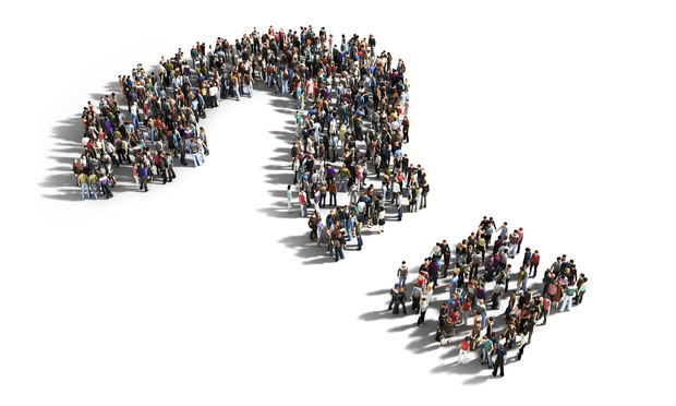 group of people, question mark - Illustration via iStock