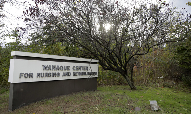 The Wanaque Center for Nursing and Rehabilitation in Haskell, New Jersey. (AP Photo/Julio Cortez)