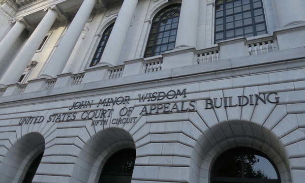 U.S. Court of Appeals for the Fifth Circuit in New Orleans/photo by Mike Scarcella / ALM Media