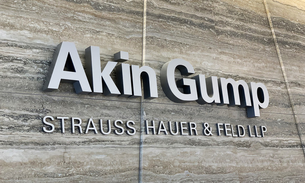 Akin Gump Grows Revenue but Profits Stay Flat