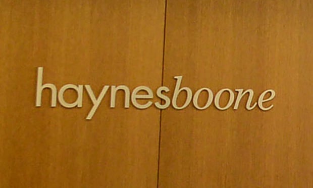 Haynes Boone Office Sign