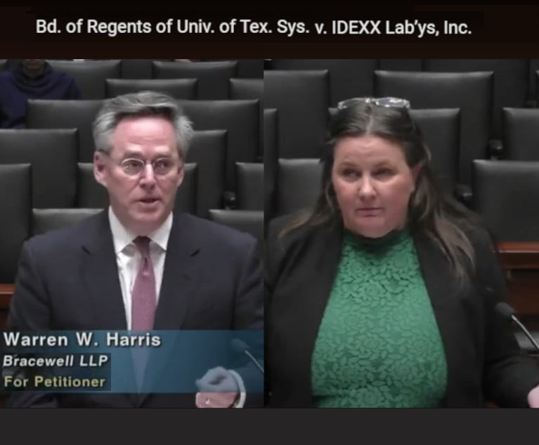 Attorneys Warren Harris and Lisa Bowlin Hobbs.