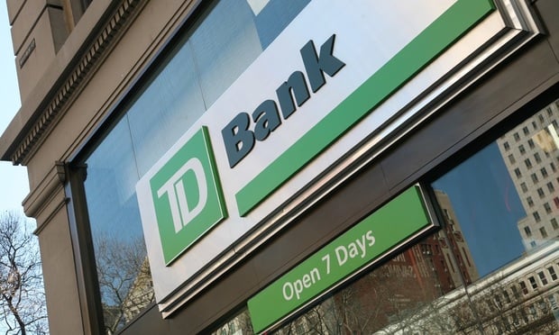 Law Firm Can't Hold TD Bank Liable for Failing to Detect Partner's Theft | The Legal Intelligencer