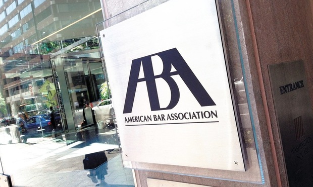 The American Bar Association's offices in Washington, D.C.