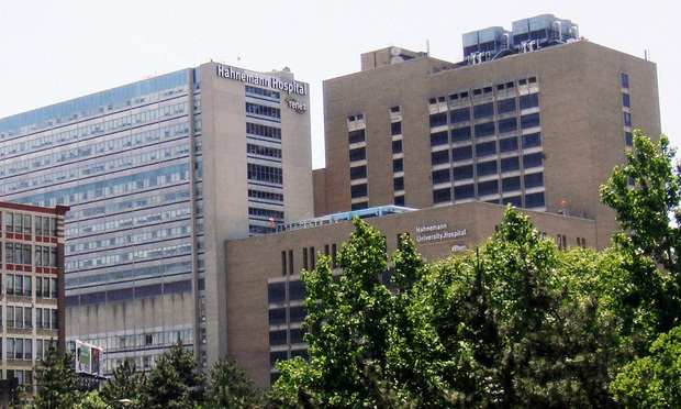 Hahnemann Hospital. 