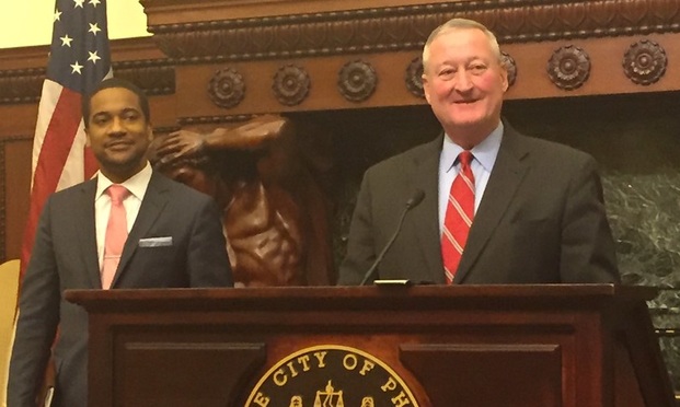 Mayor Jim Kenney and City Solicitor Marcell Pratt