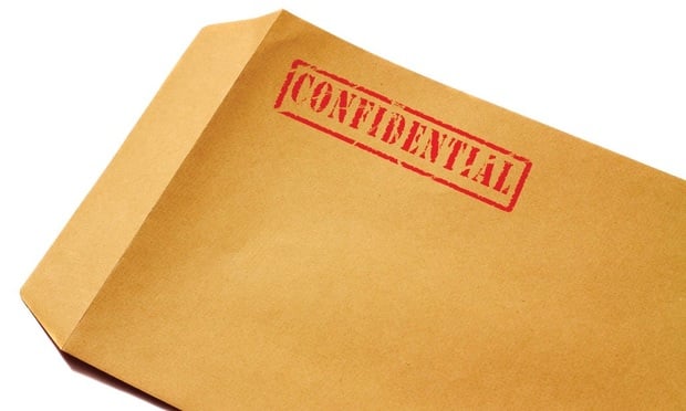Confidential folder