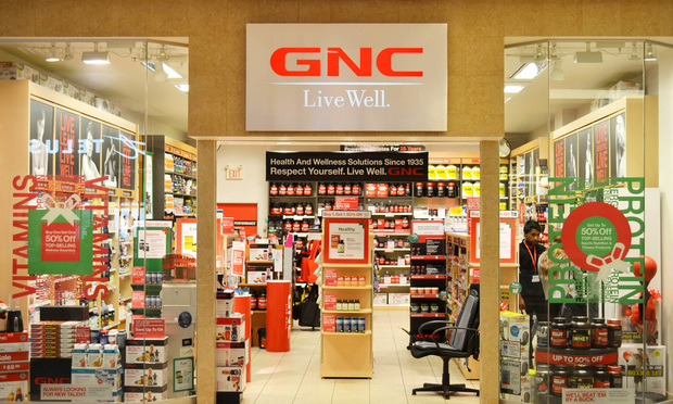 GNC vitamin nutrition store.