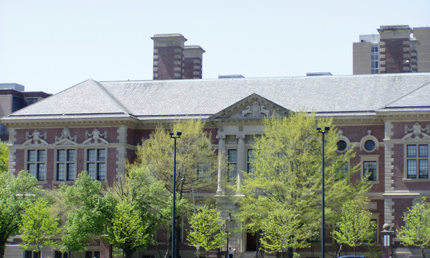 Eastern facade of the University of Pennsylvania Law School