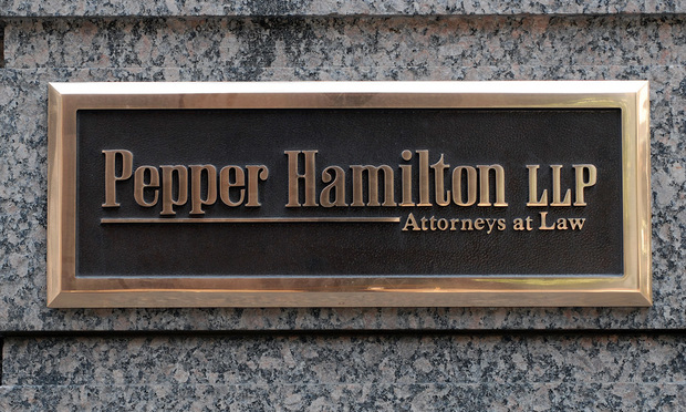 A 'Different Firm ' Pepper Hamilton Posts Declines in Revenue Profits