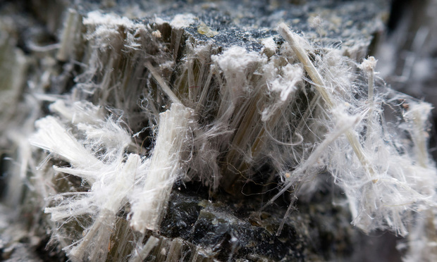 Asbestos chrysotile fibers