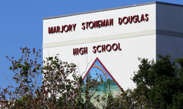 Marjory Stoneman Douglas High School in Parkland, Florida.