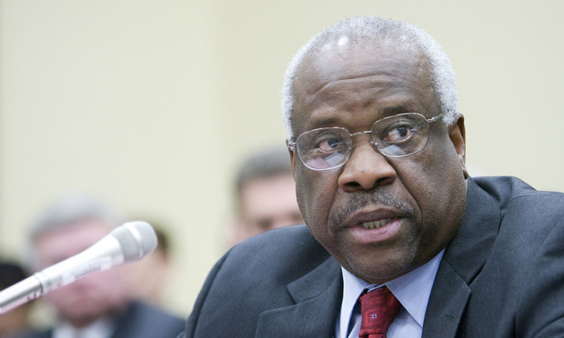 Justice Clarence Thomas.