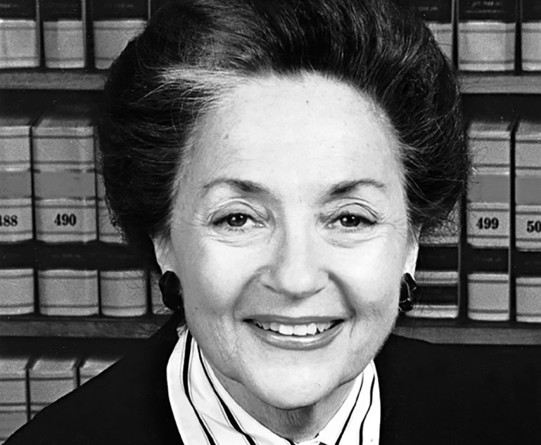 First Woman to Serve on Third Circuit Dies at Age 90 | Law.c...