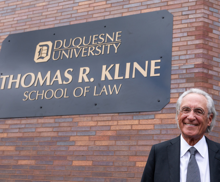 Prominent Trial Lawyer Tom Kline to Fund Construction Upgrades to Duquesne's Law School