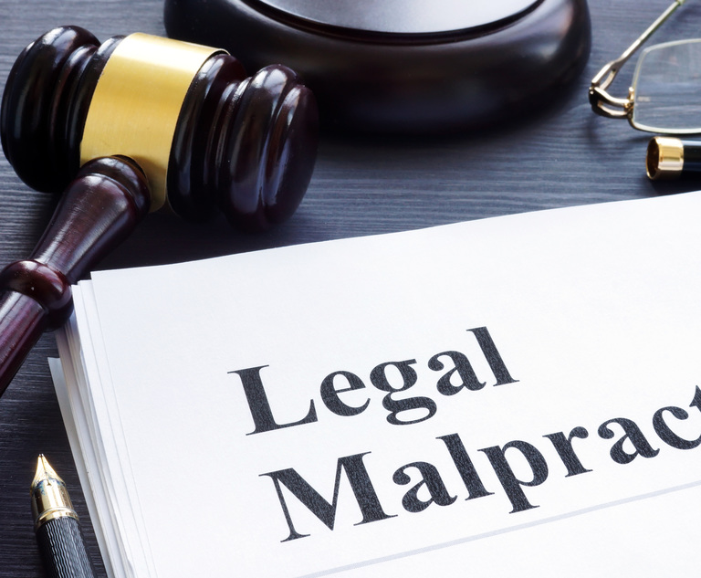 Central Pa Jury Awards Loan Agency 750K in Legal Malpractice Suit
