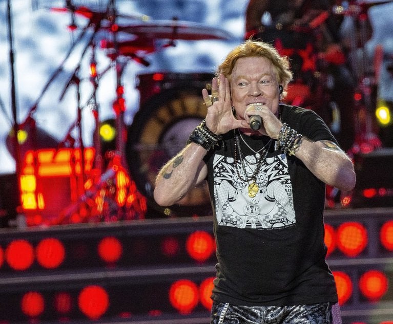 Axl Rose, Guns N' Roses Hire Marshall Dennehey to Defend Against Suit Over  'Recklessly' Thrown Microphone