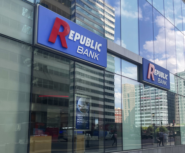 Sullivan & Cromwell Reps Fulton Bank in Absorption of Republic First
