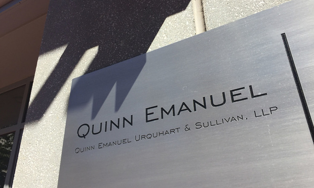 Quinn Emanuel sign
