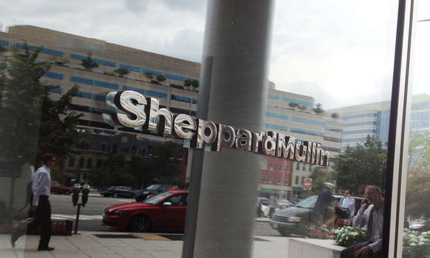 Sheppard Mullin Continued Revenue Growth but Partner Profits Flattened
