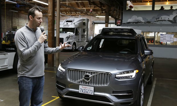 Morrison & Foerster admitted it accidentally retained files from Anthony Levandowski, pictured, who formerly headed Uber's driverless car division.