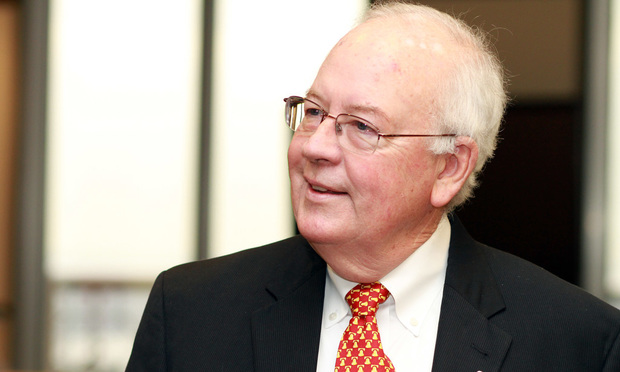 Kenneth Starr was the guest speaker at the Atlanta chapter of the Federalist Society's January luncheon on January 17, 2019. The event was held at Kilpatrick Stockton's Atlanta office.