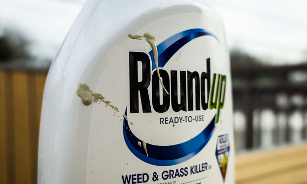 Roundup weed killer.