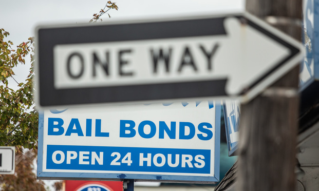 Bail Bonds in San Francsico. (Photo: Jason Doiy/ALM)