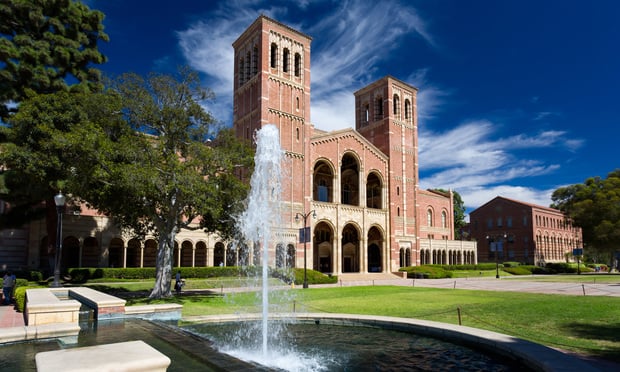 Royce Hall on the campus of UCLA.