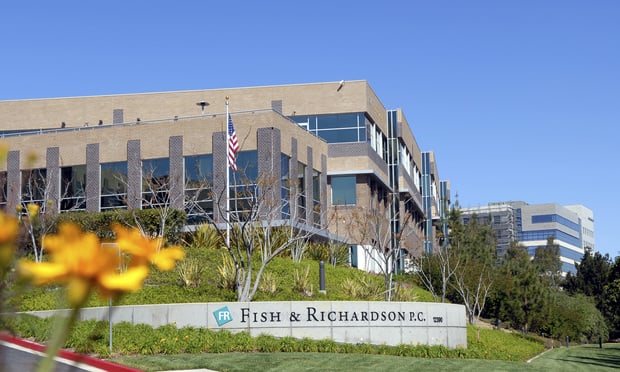 Even With Growth in Patent Work Fish & Richardson Sees Revenue Decline