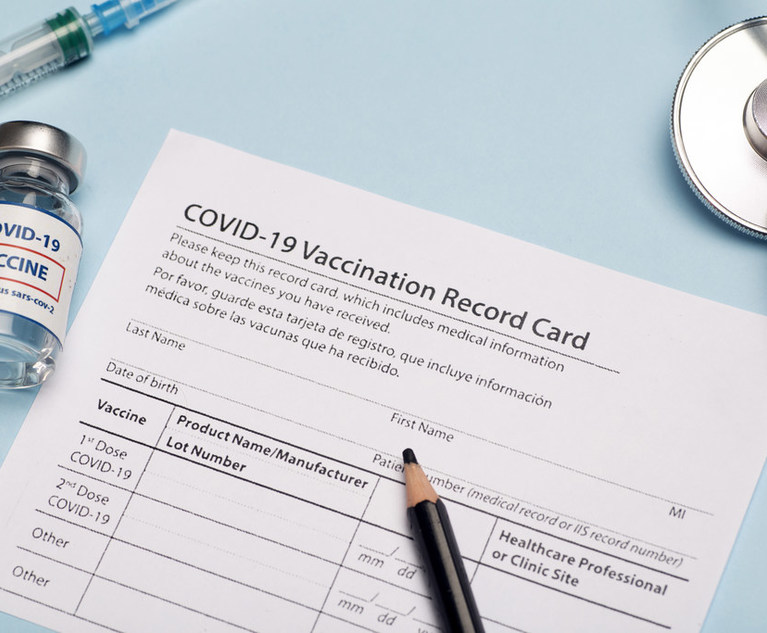 Half of Am Law 100 Firms Founded in California Are Requiring COVID 19 Vaccines