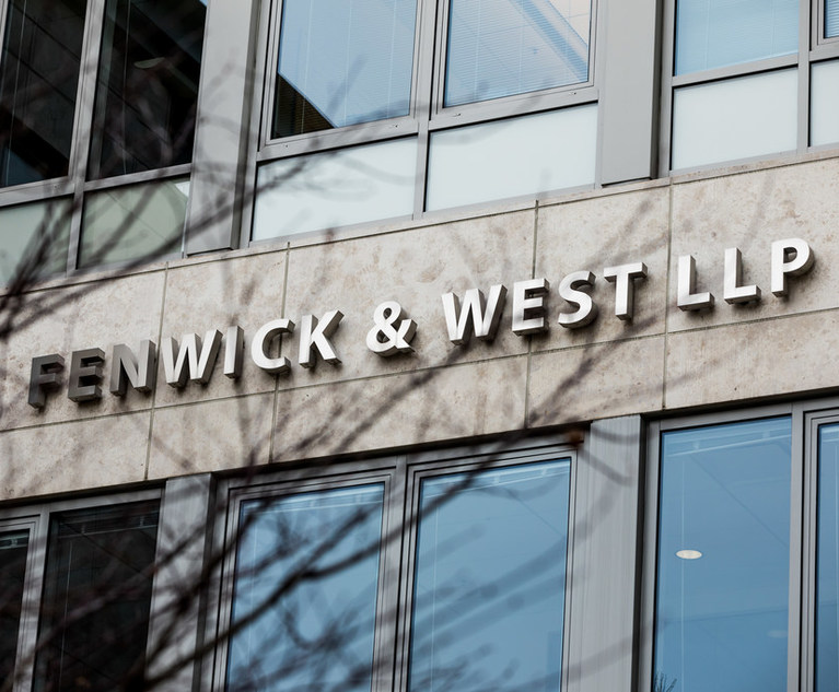 Fenwick & West Seeing Return on Investments Grew Revenue 33 and PEP 31 