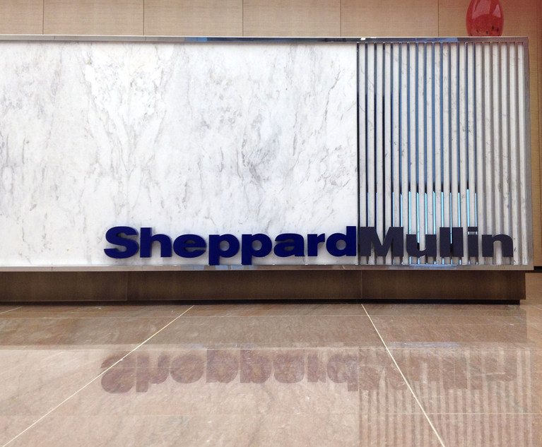 Sheppard Mullin Building for the Future Lands 5 Lawyer Health Care Real Estate Team