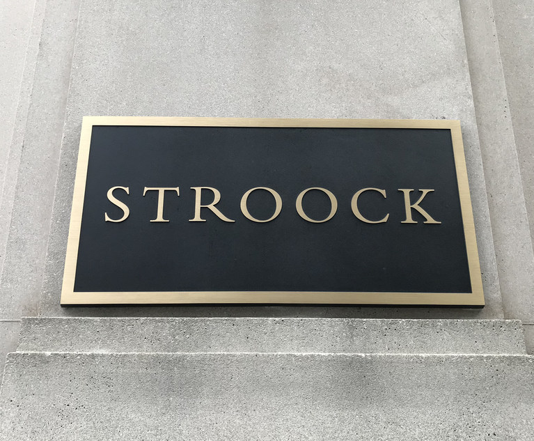 Stroock Lands Trademark Leader From Entertainment and IP Boutique