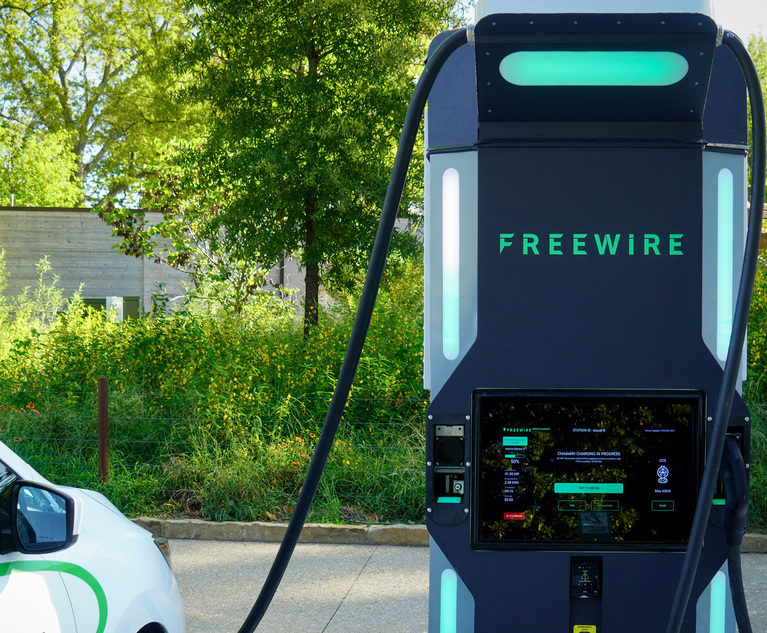 Fresh Off Cash Infusion Maker of Electric Vehicle Chargers Brings Aboard Legal Heavyweight