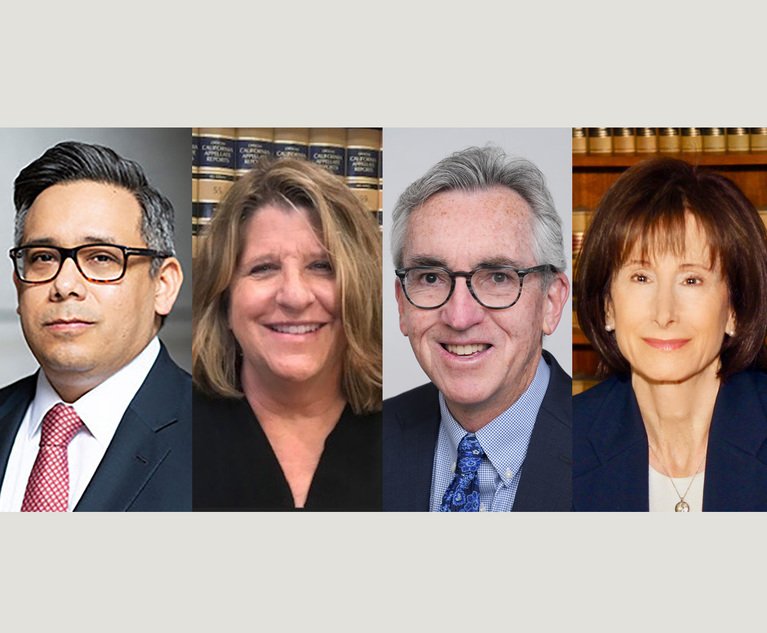 Commission Confirms 4 Judges to California Courts of Appeal