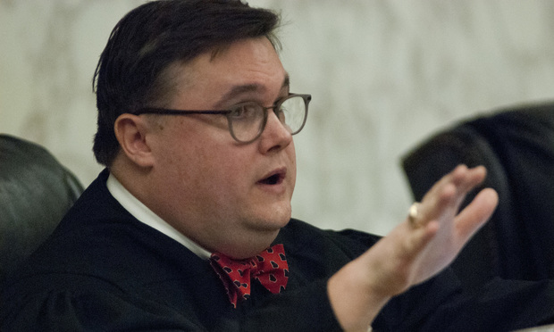 Judge Stephen Dillard. (Photo: John Disney/ALM)