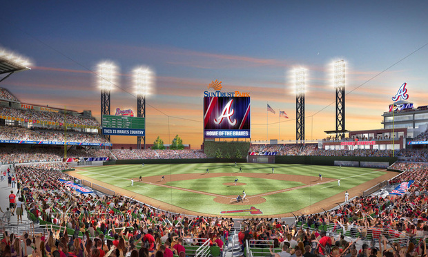 SunTrust Park rendering (Photo: Courtesy of the Atlanta Braves)