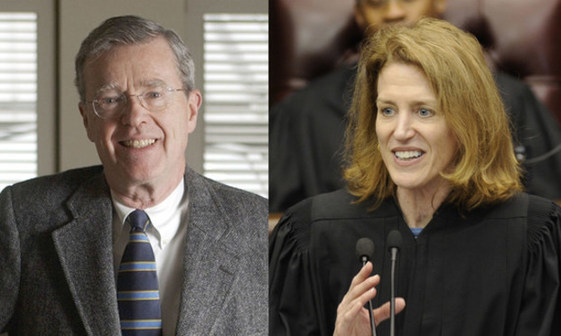 Judge Diarmuid O’Scannlain (left) and Judge Beverly Martin (Photos: Jason Doiy and Aaron hayes/ALM)