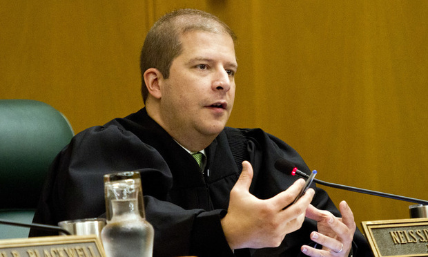 Justice Nels Peterson, Supreme Court of Georgia. (Photo: John Disney/ALM)