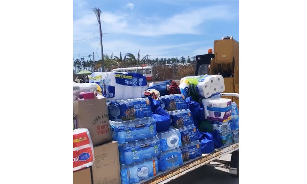 Supplies taken to the Bahamas. (Courtesy photo: Yussuf Aleem)