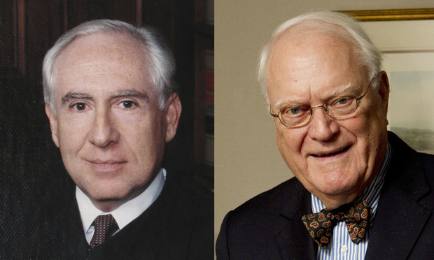 Judges Stanley Marcus (left) and Gerald Tjoflat, U.S. Court of Appeals for the Eleventh Circuit. (Photos: Courtesy/ALM)
