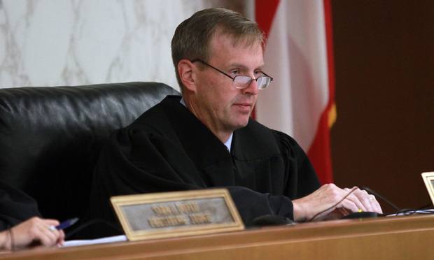 Judge Todd Markle, Georgia Court of Appeals. Photo by John Disney/ALM