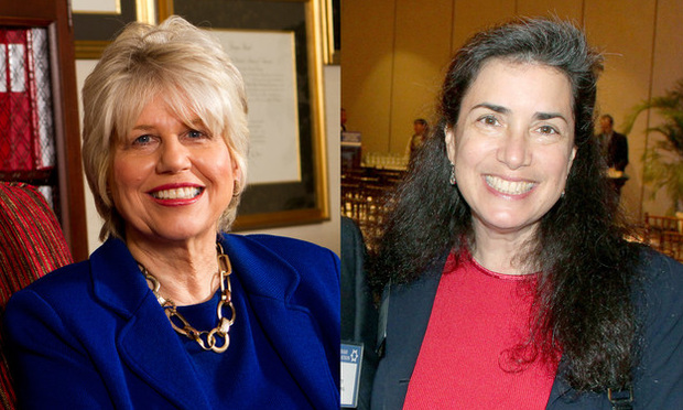 Judges Julie Carnes (left) and Robin Rosenbaum, U.S. Court of Appeals for the Eleventh Circuit. (Photos: John Disney/ALM)