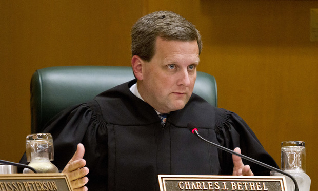 Justice Charles Bethel, Supreme Court of Georgia. (Photo: John Disney/ALM)
