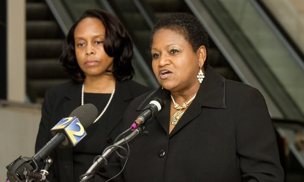 Fulton County Judge Cassandra Kirk (left) and Clerk Cathelene "Tina" Robinson. (Photo: John Disney/ALM)