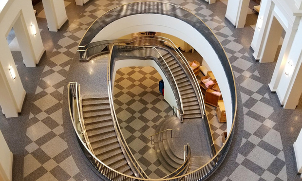 Staircase of Nathan Deal Judicial Building, Court of Appeals of Georgia/photo courtesy of Twitter
