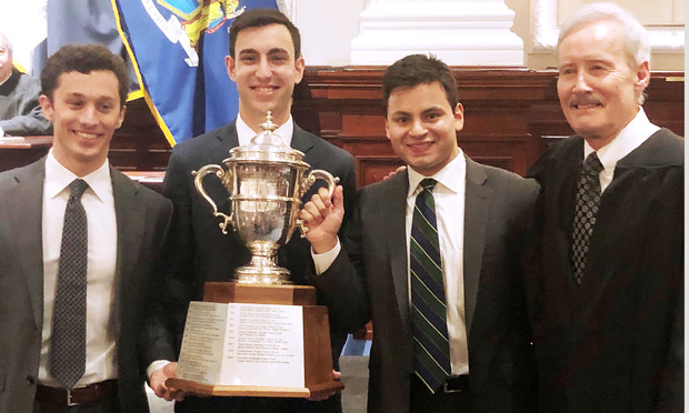 UGA Law Team Wins National Moot Court Contest